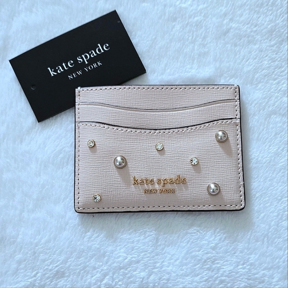 kate spade Handbags - Kate Spade♠️ "Purl Embellished" Card💳 Holder - NWT